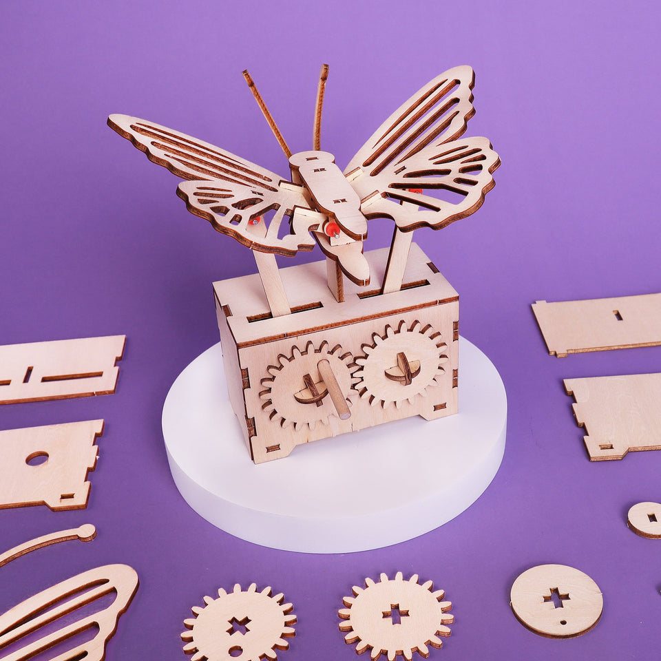 Hands-On STEM Learning: Build Your Own Fluttering Butterfly!