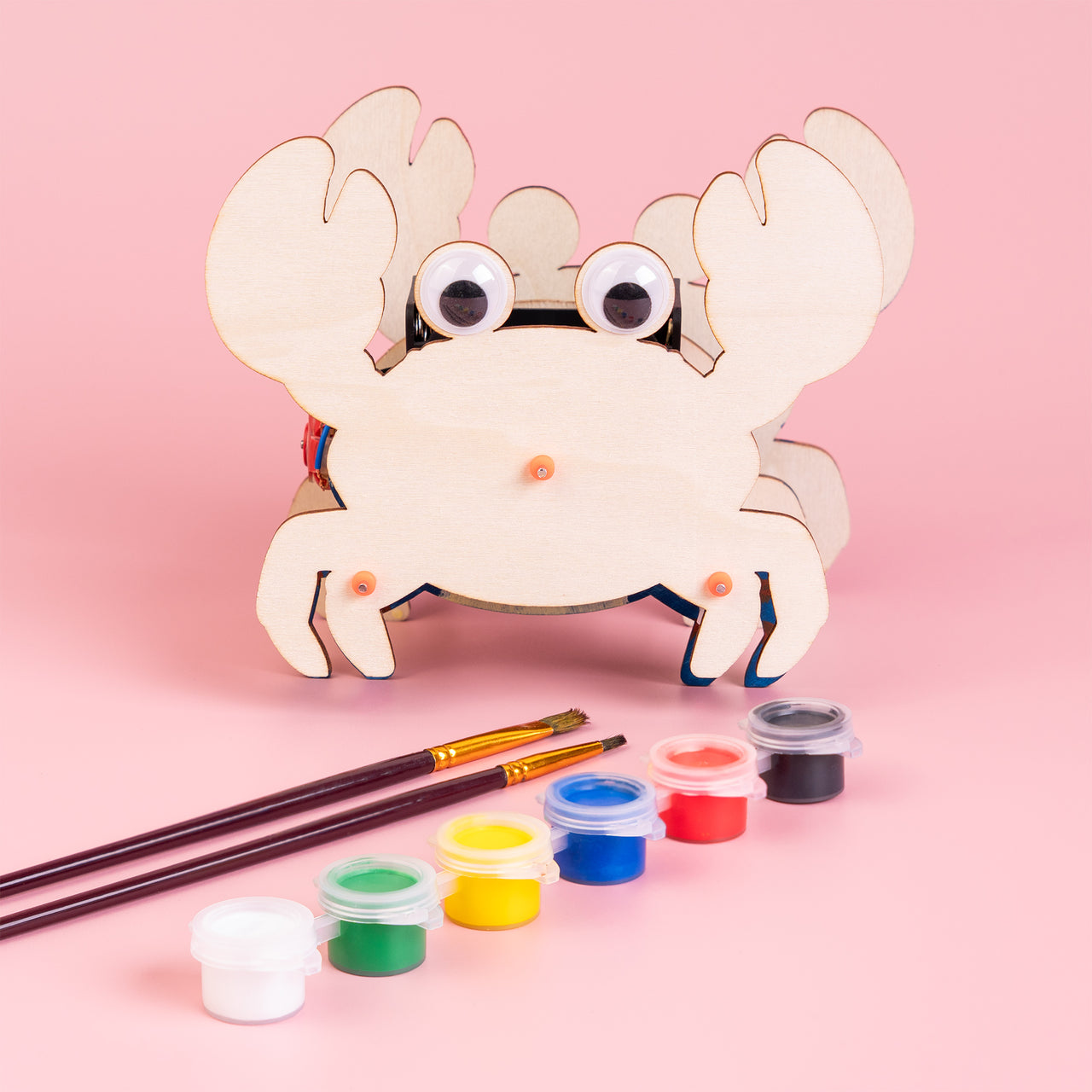 Sound-Activated Walking Crab STEM Kit – Build, Paint & Watch It Walk