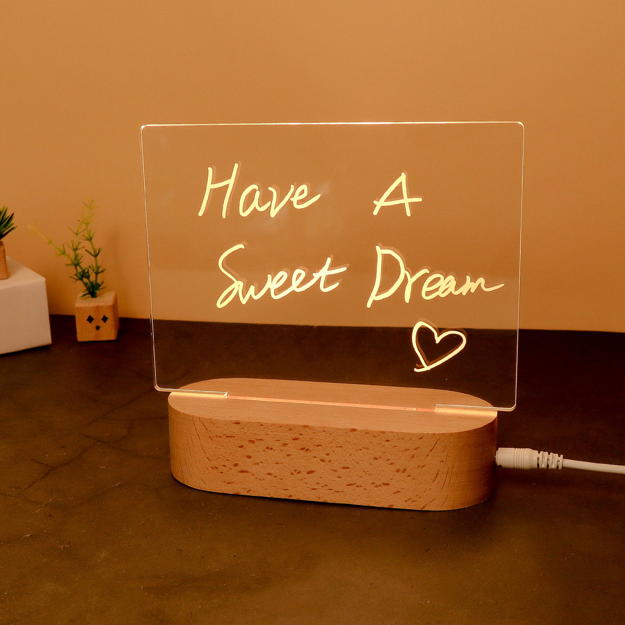 LED Writing Board – Reusable Message & Reminder Light Board