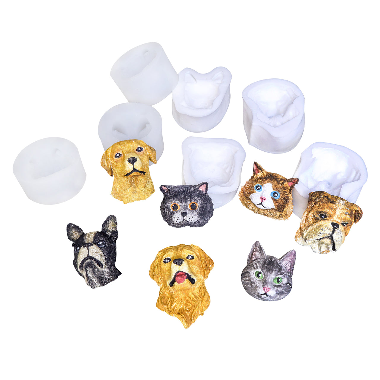 TP009 Pet Head Silicone Mold