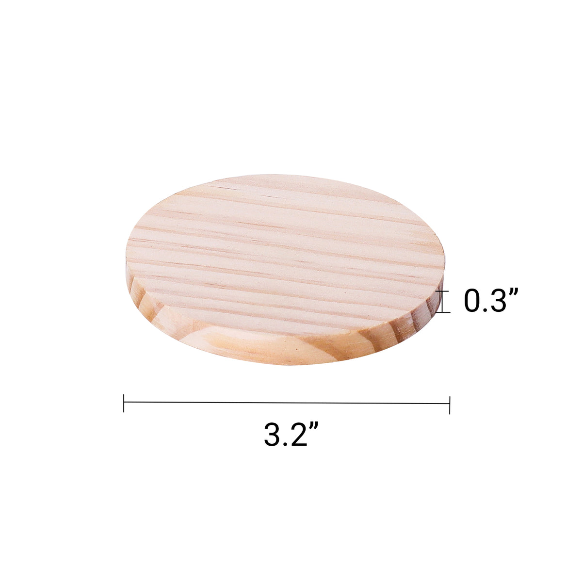 Kit Round TP005 Round Solid Wood Base