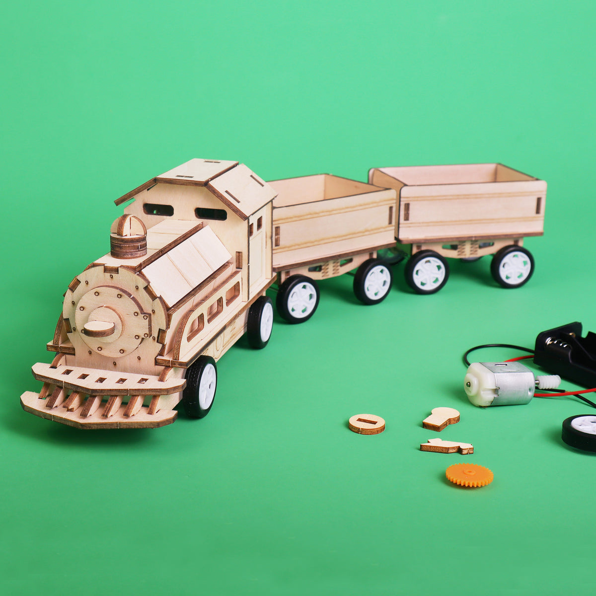 Diy Train Rideable Train DIY Kit, Educational STEM Toy
