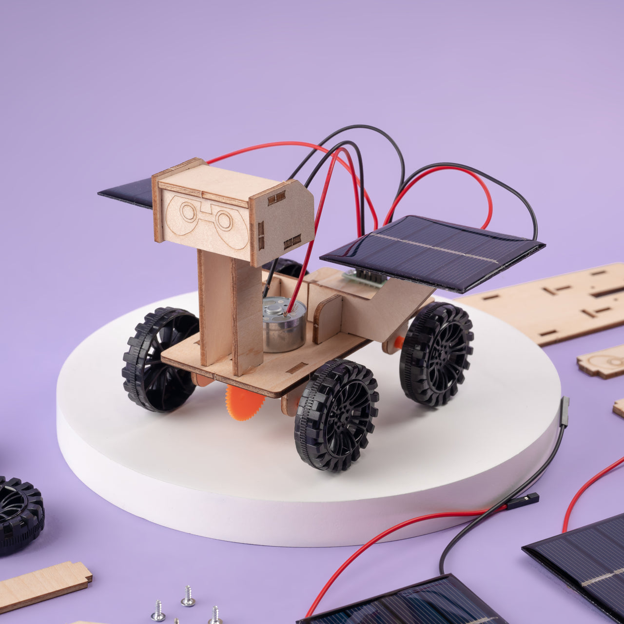 Kit de bricolage CreateKit pour rover d'exploration de Mars à énergie solaire