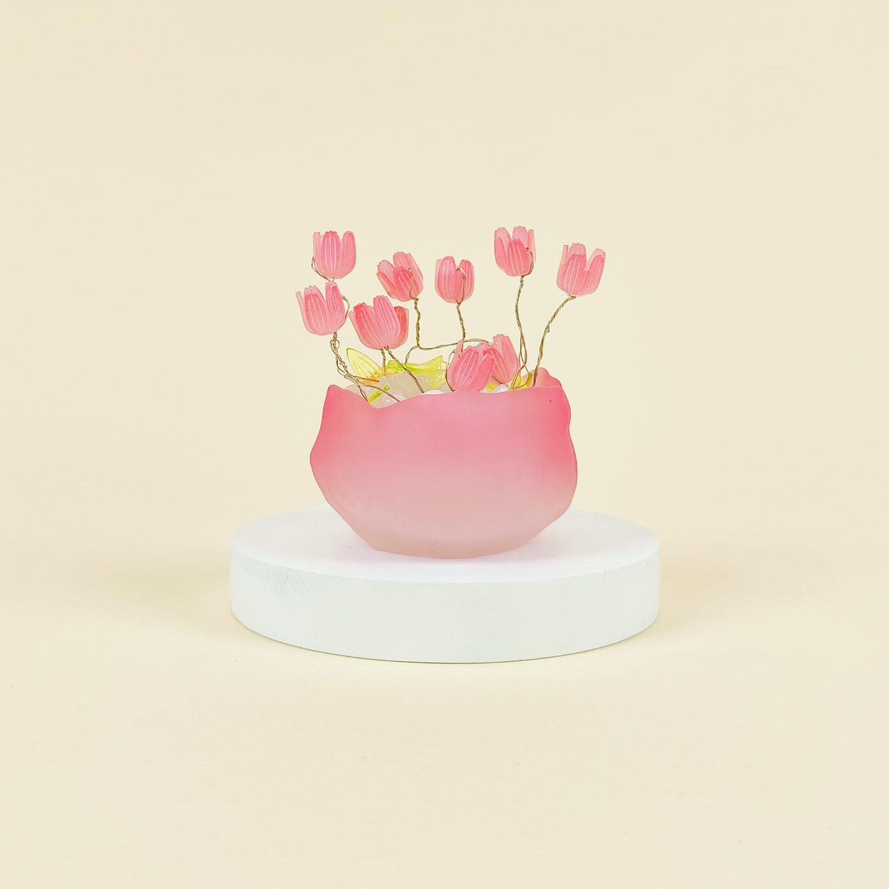 CreateKit Tulip LED Night Light, cadeau unique fait à la main pour elle