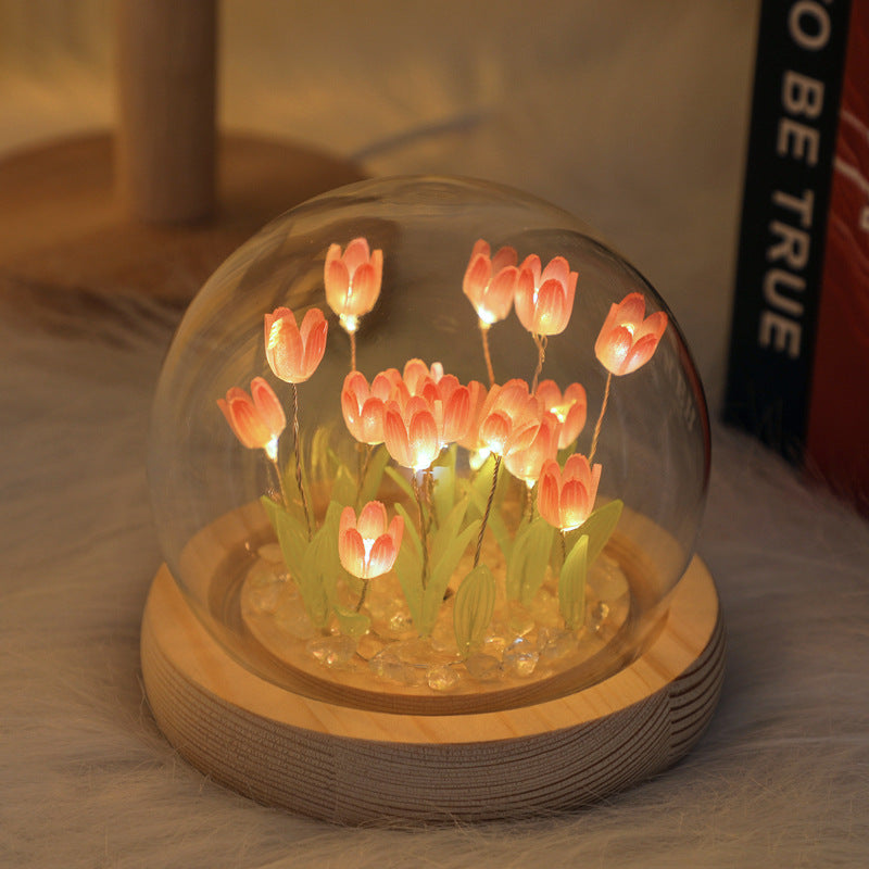 CreateKit Tulip LED Night Light, cadeau unique fait à la main pour elle