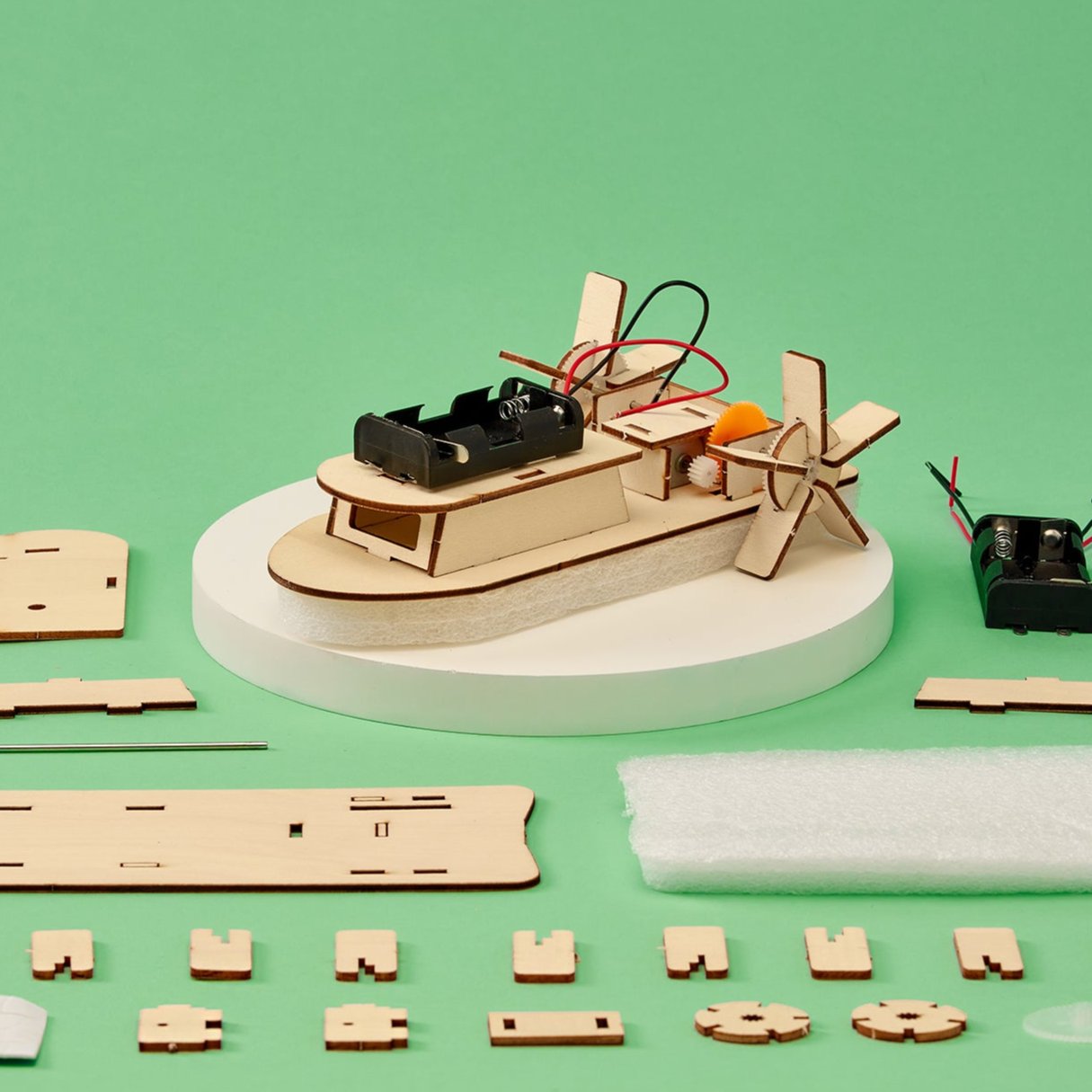 Kit de bricolage pour bateau à aubes CreateKit 