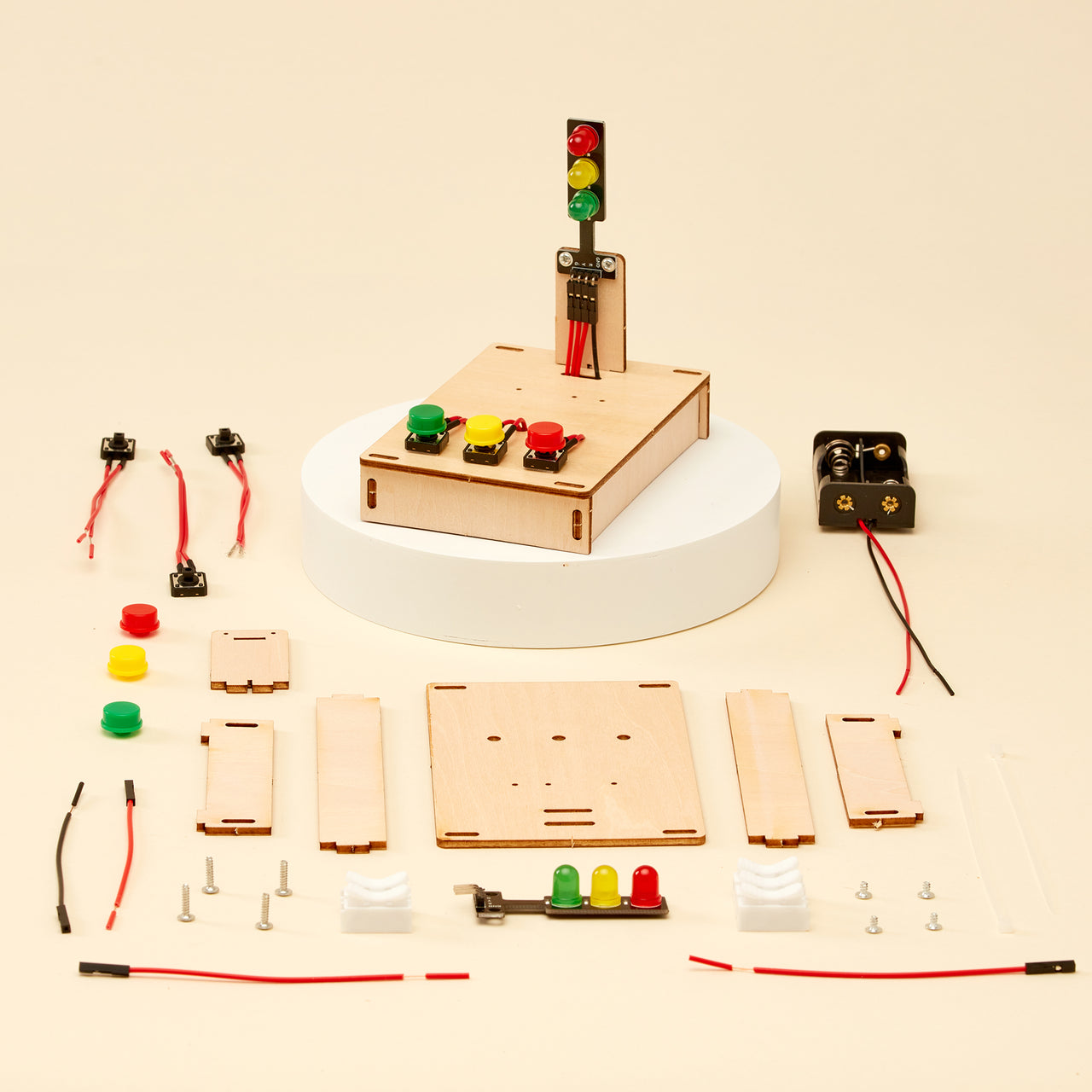 Traffic Lights DIY Kit, Educational STEM Toy