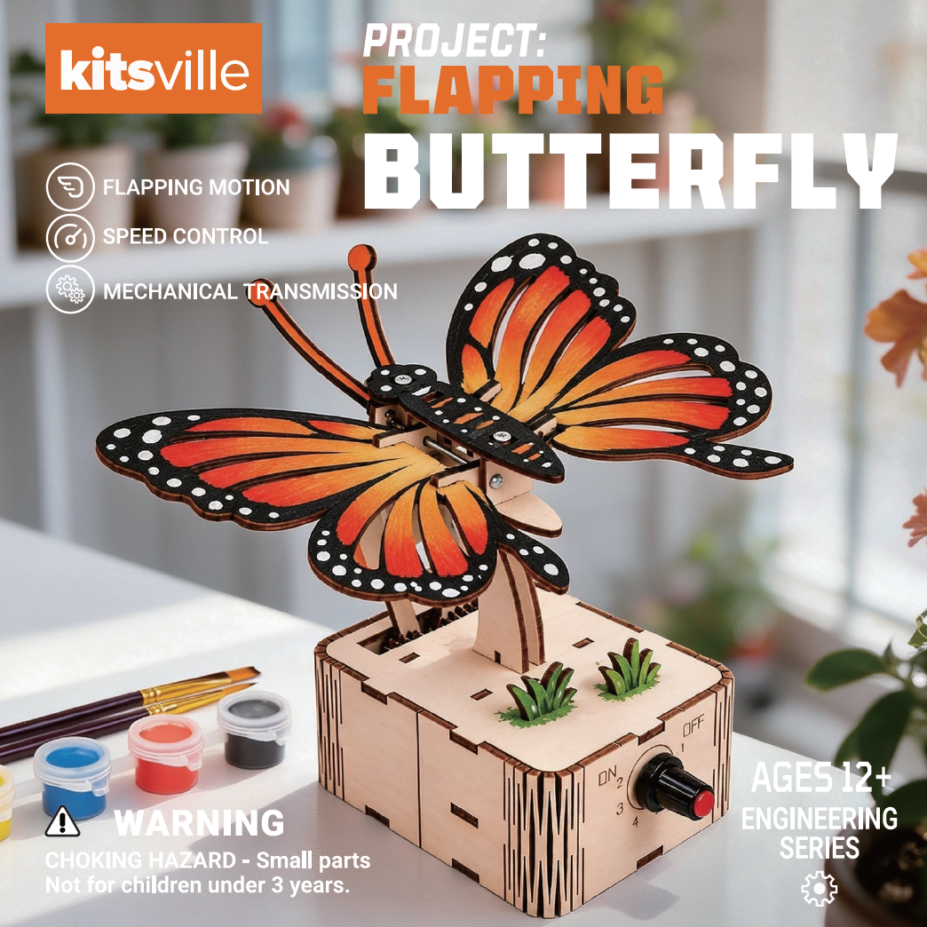 Flapping Butterfly Engineering Kit